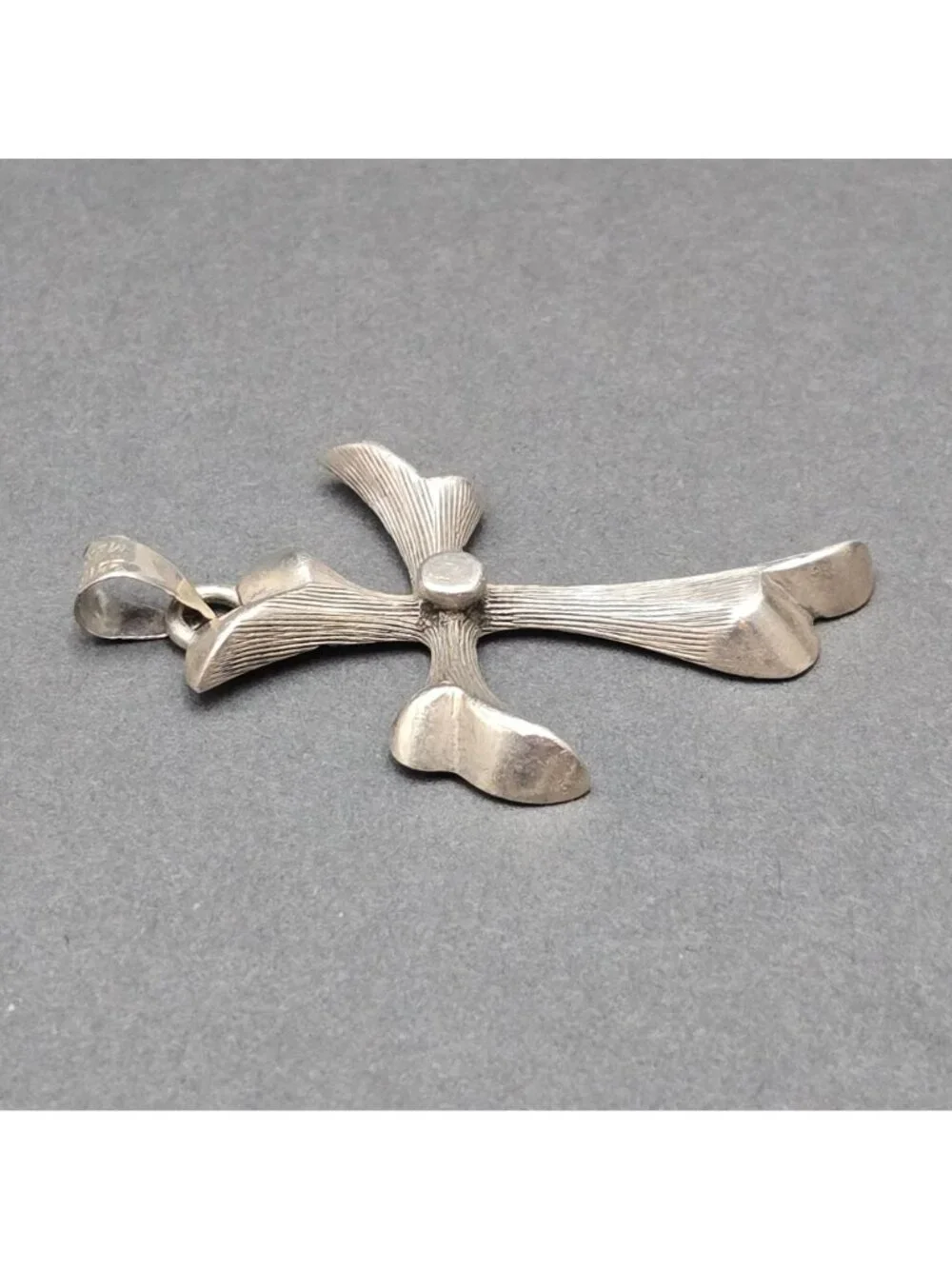 Vintage Taxco Sterling Silver Mexico Cross 2